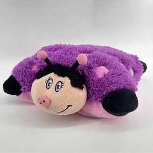Pillow Pets PeeWee Dreamy Purple Ladybug 12 Inch Plush 2010